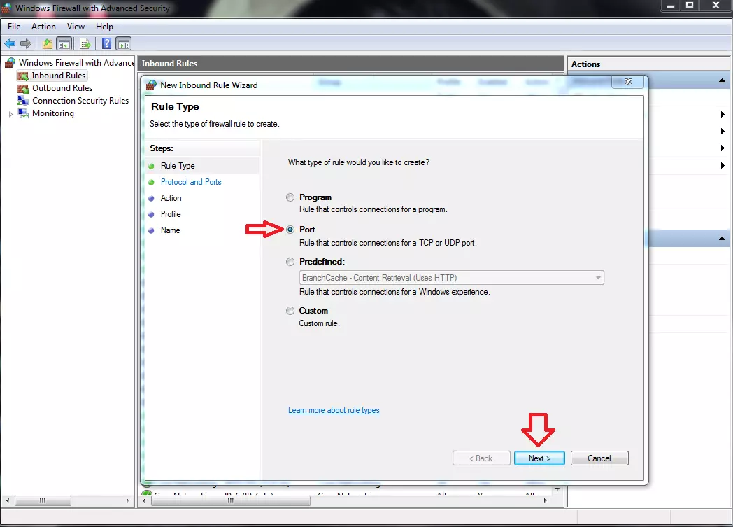 Steps To Open A Port On The Windows VPS Firewall