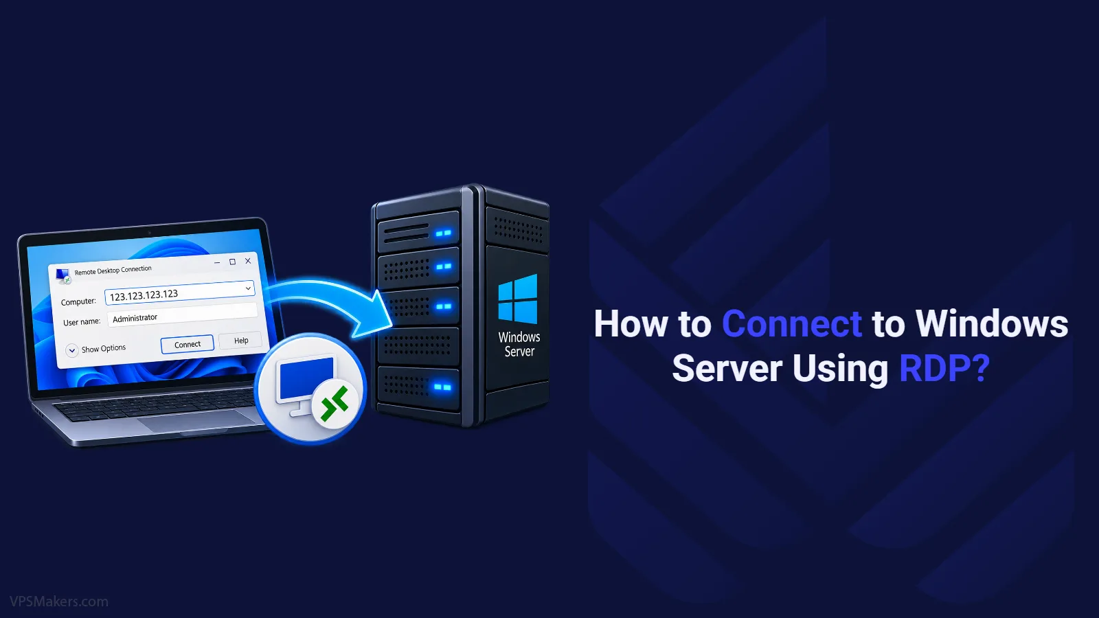 connect to Windows Server using RDP