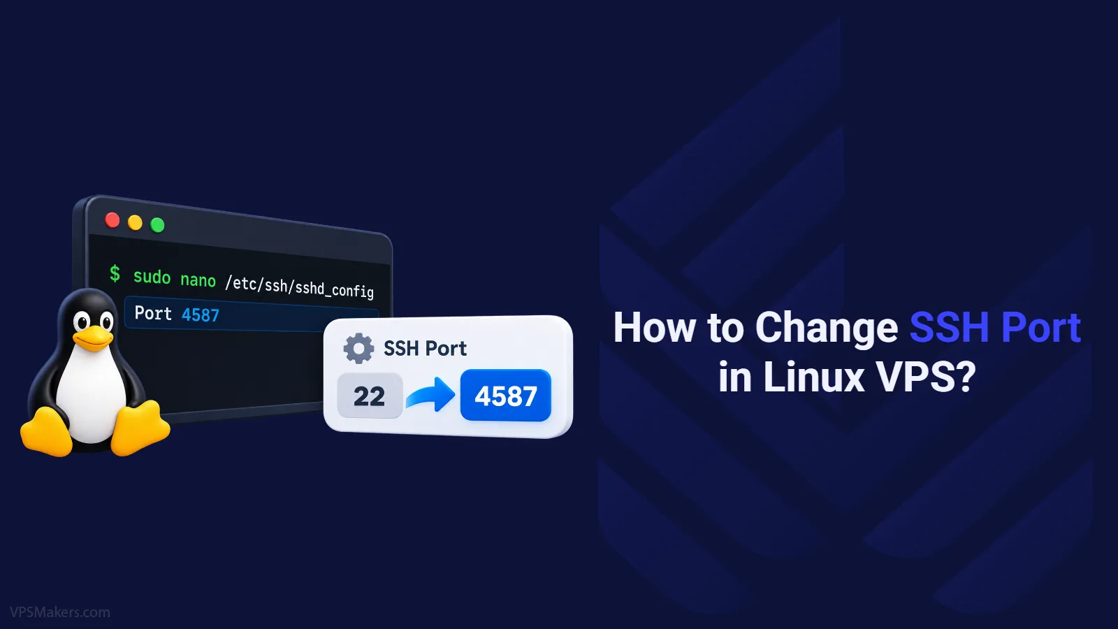 Change SSH Port in Linux VPS
