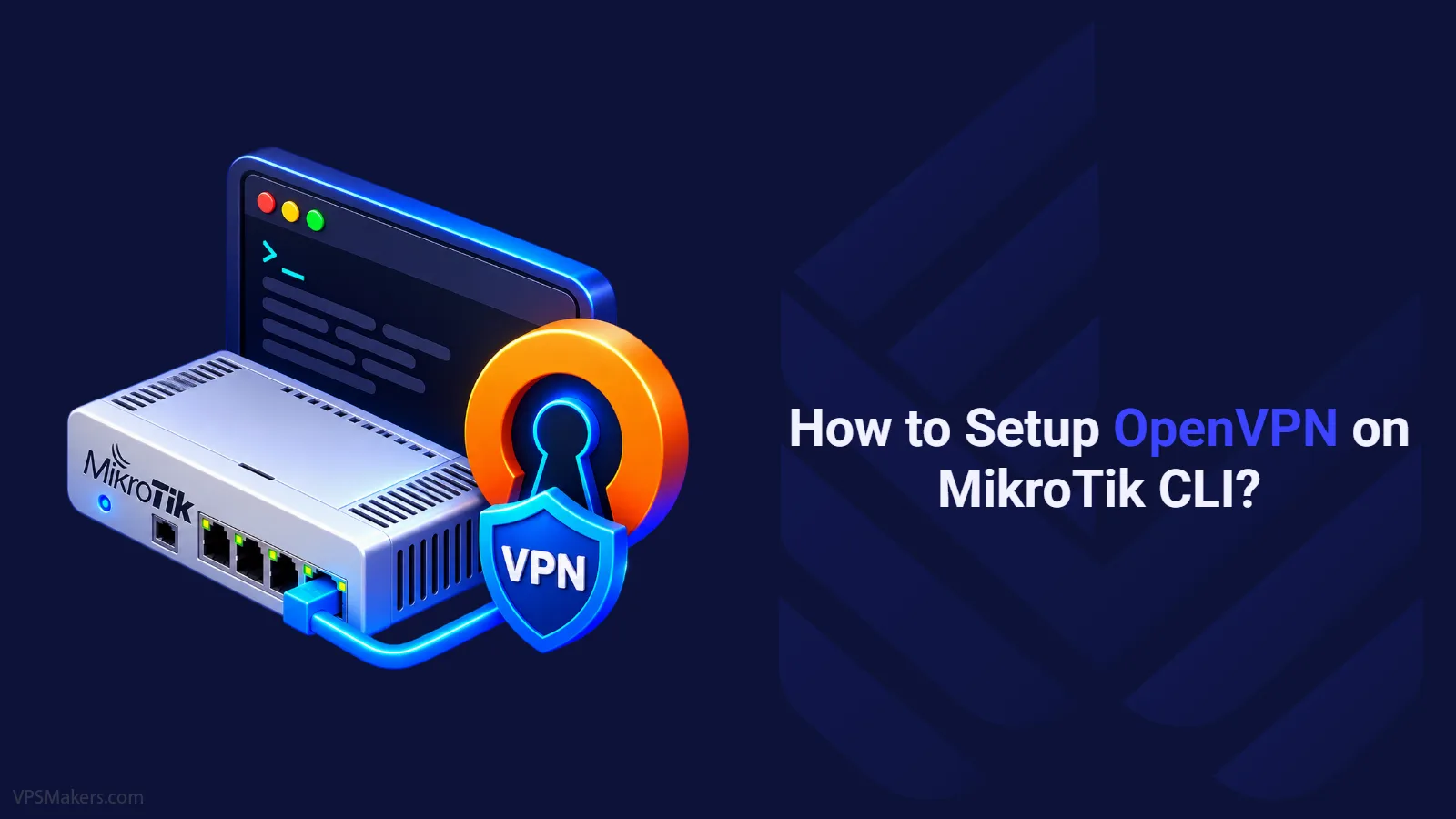 Setup OpenVPN on MikroTik CLI
