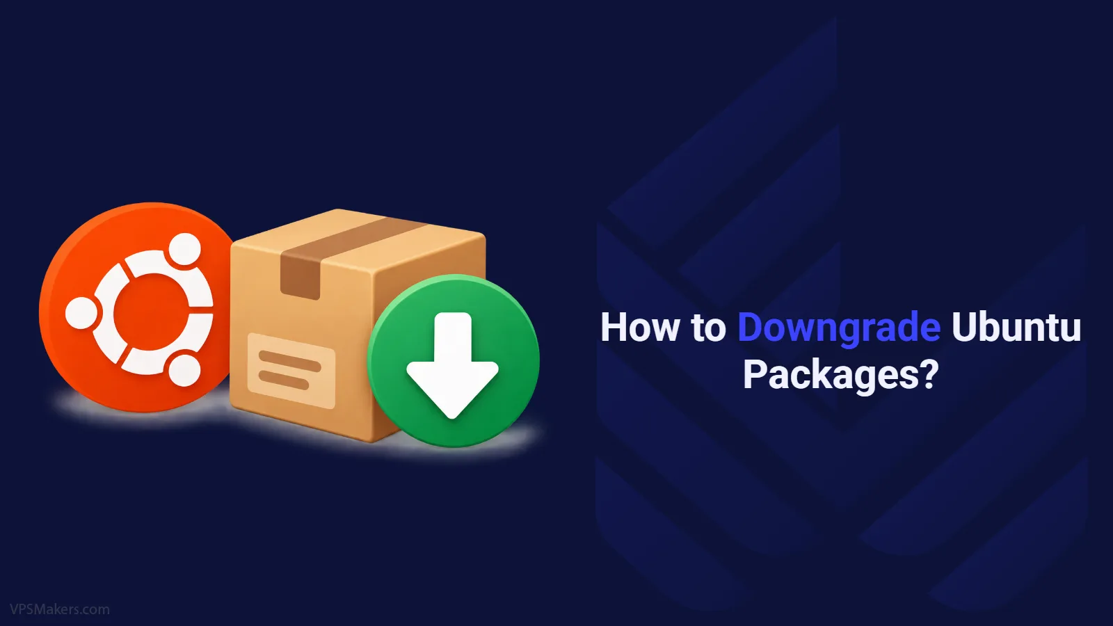 Downgrade Ubuntu Packages