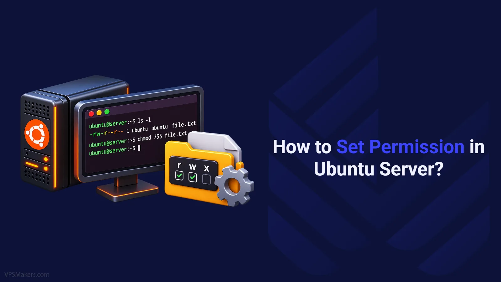 Set Permission in Ubuntu Server