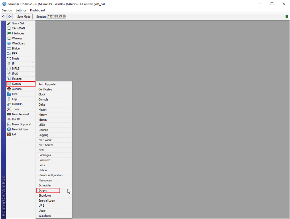 Automatic Backup MikroTik Configuration Using Winbox