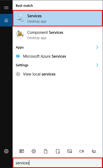 Restart the RDP Service (Getting to the Services)