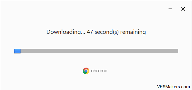 installing Chrome from the official Google Chrome website