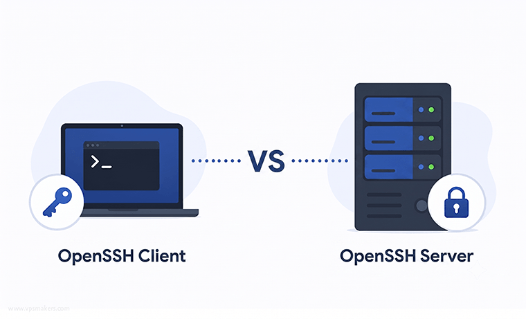 OpenSSH Server VS OpenSSH Client