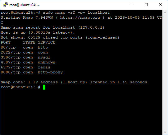 Scan All TCP Ports with Nmap