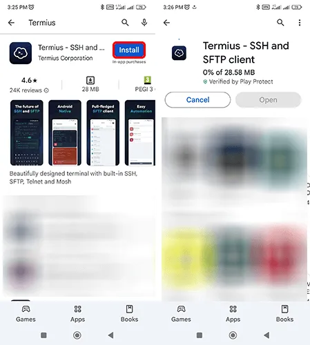 Install an SSH Client App