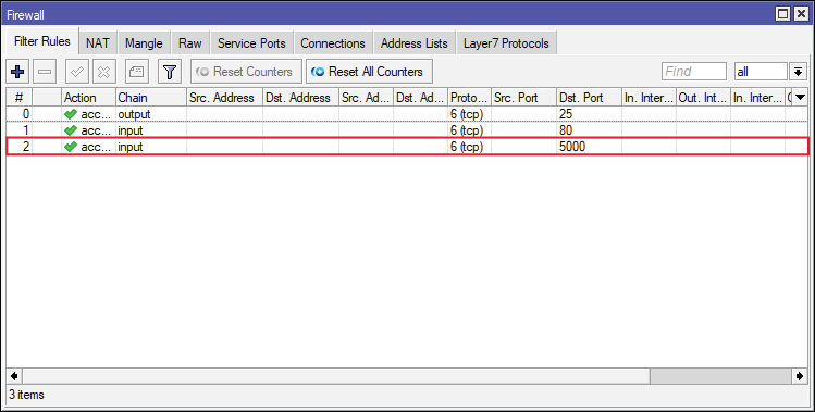 Update Firewall Rules (Optional)