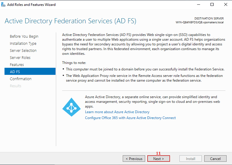 AD FS introductions in add roles