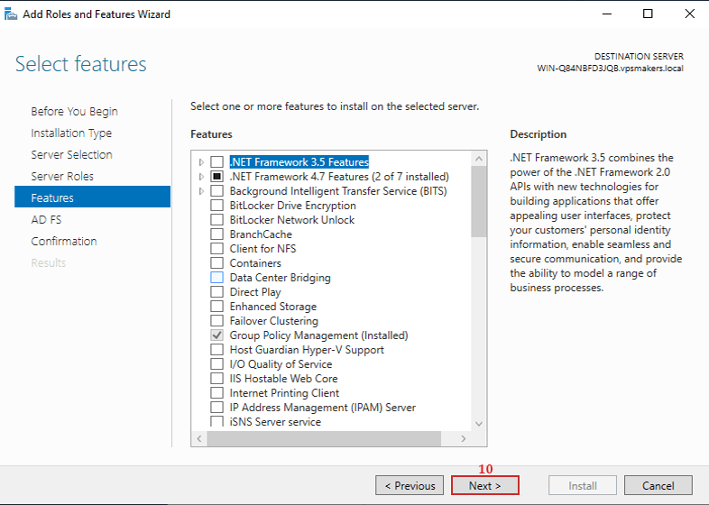 add roles features