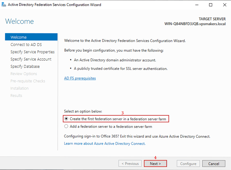 adfs post configuration wizard introduction