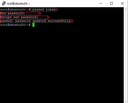 changing another user passwords on linux