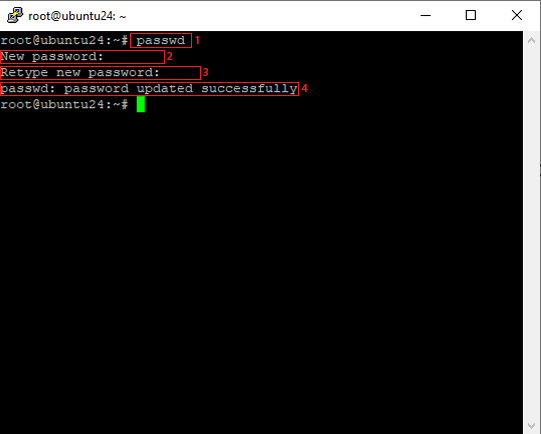 changing linux passwords
