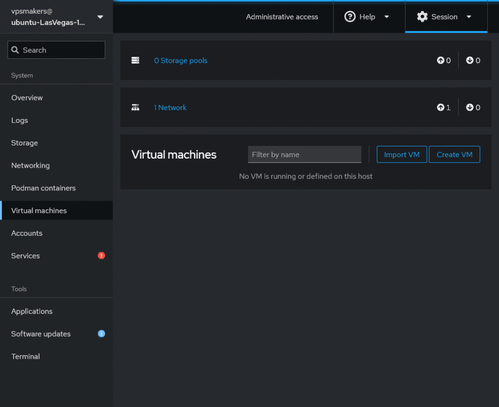 configuring VM on Linux