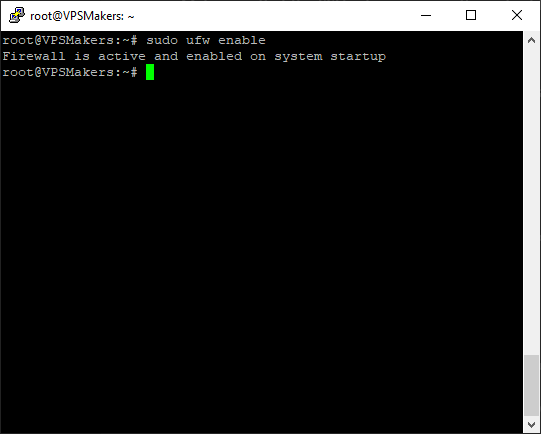 enable ufw in ubuntu