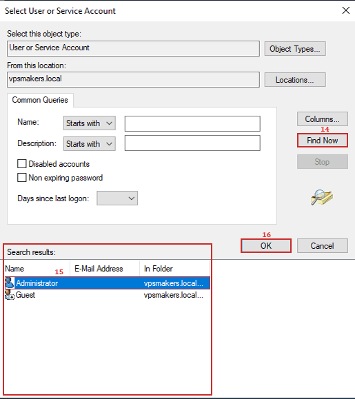 advanced user finding