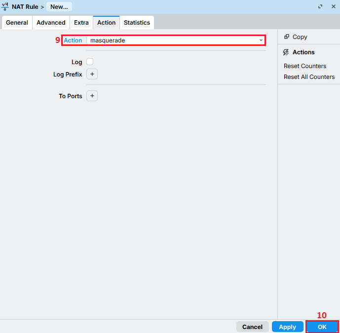 firewall setting nat rules for L2TP