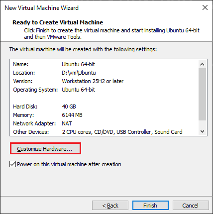 overview of virtual machine specification in vmware