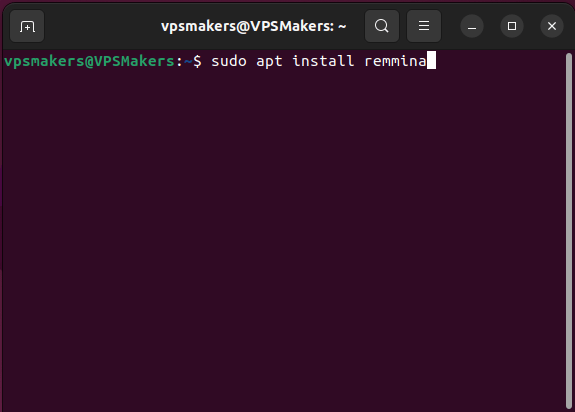 Install Remmina